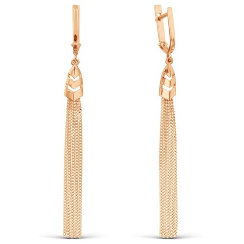 Серьги из красного золота Т100029012