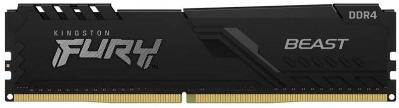 Модуль памяти Kingston Fury Black DDR4 DIMM 3200Mhz PC25600 CL16 - 16Gb KF432C16BB1/16
