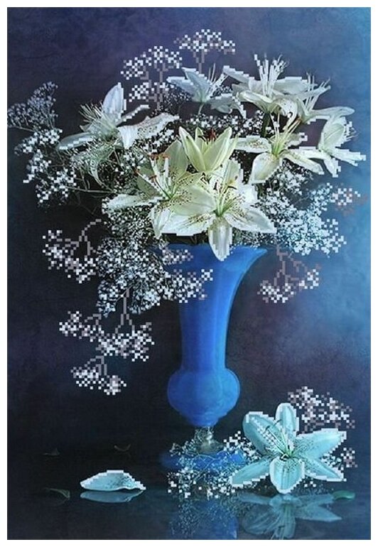 Рисунок на шелке Матренин Посад "Пленительный аромат", 37x49 см