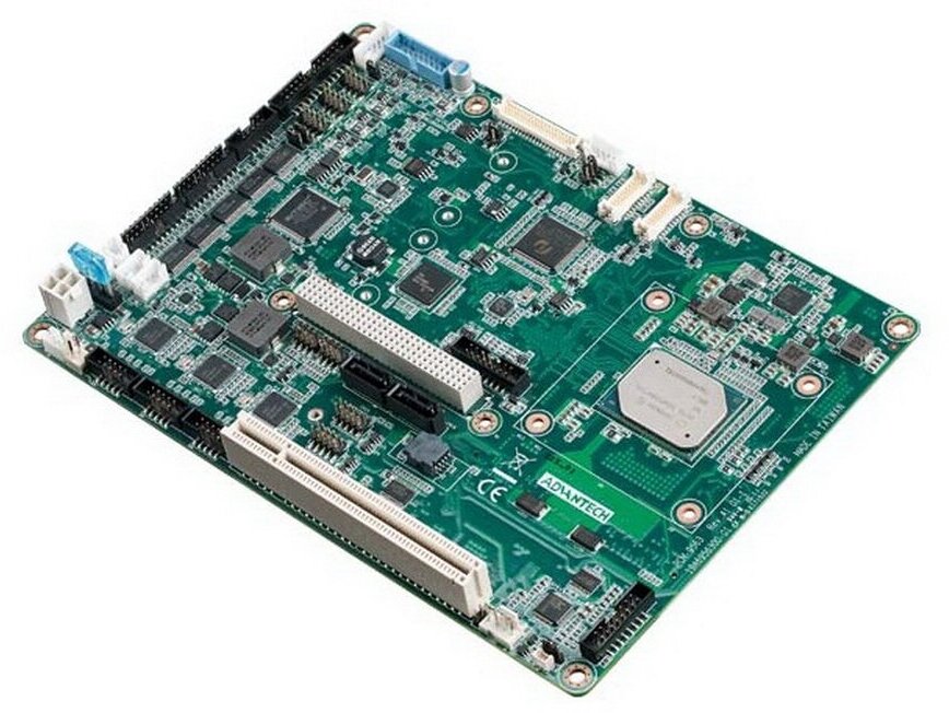 Материнская плата с ЦПУ Advantech Pcm-9563n-s1a2, Intel Celeron N3350, формата 5.25', 1 х Ddr3l, с