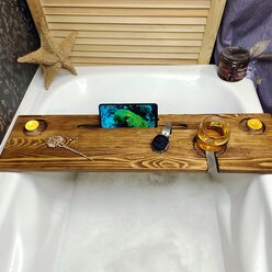 Полка столик для ванной "Классик" ChelWood, 75 см