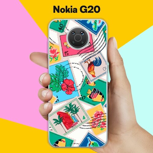 Силиконовый чехол на Nokia G20 Узор 80 / для Нокия Джи20 силиконовый чехол на nokia g20 узор 6 для нокия джи20