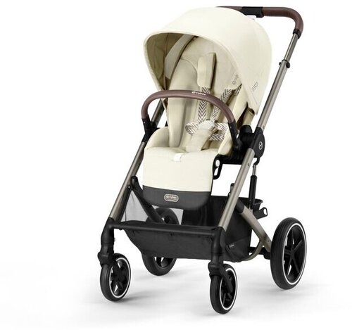 Прогулочная коляска Cybex Balios S Lux 2023 на шасси Taupe (Seashell Beige)