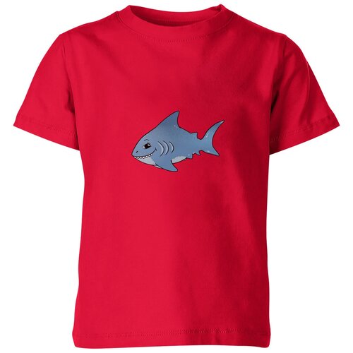 Детская футболка «Акулка» (164, синий)