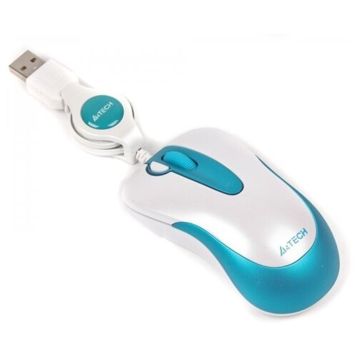 Компактная мышь A4Tech N-60F USB WhiteBlue 65000₽