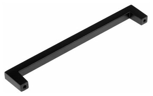 Ручка скоба SQUARE CAPPIO, алюминий, м/о 160 мм, цвет черный - фотография № 14