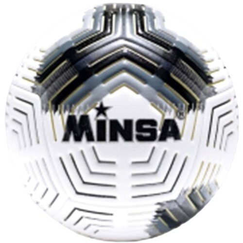 Мяч футбольный, TPE, 410-420 г, 3 слоя, размер 5, MINSA.