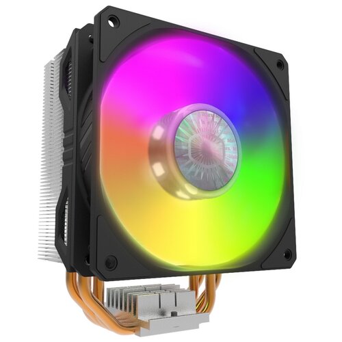 Кулер для процессора Cooler Master RR-2V2L-18PD-R1, черный/белый/RGB система охлаждения для процессора cooler master hyper h411r серебристый черный белая подсветка