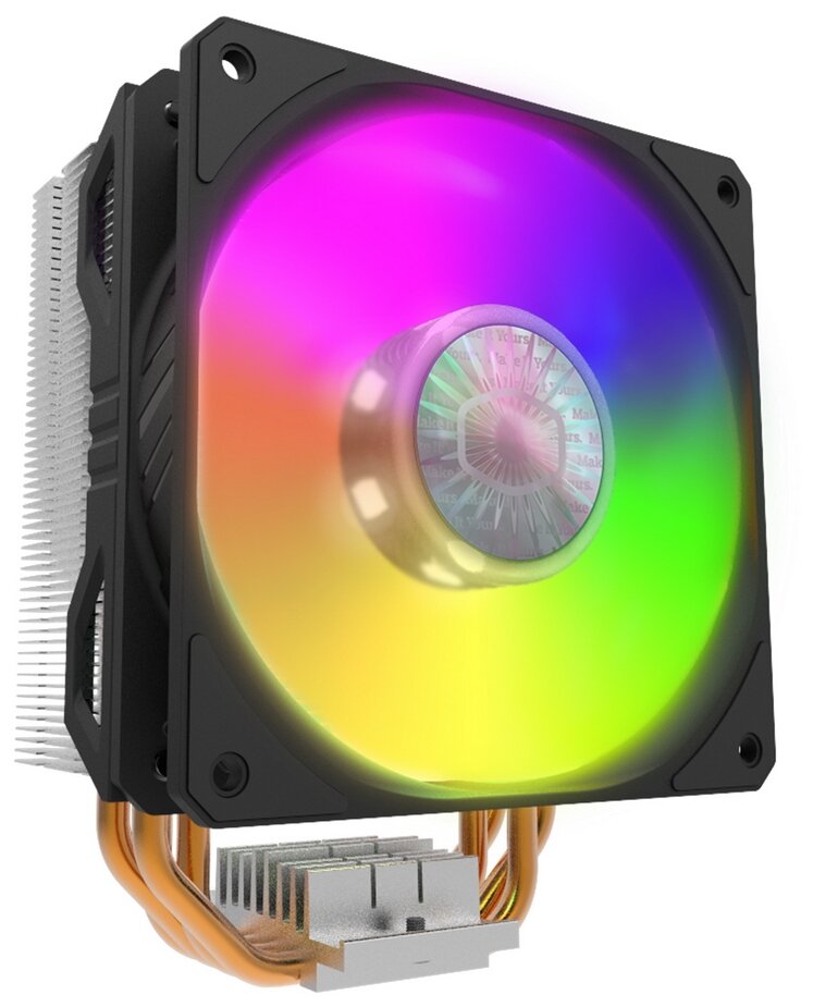 Кулер Cooler Master Hyper 212 Spectrum V2 (150W, 4-pin, 157mm, tower, Al/Cu, RGB, fans: 1x120mm/62CF
