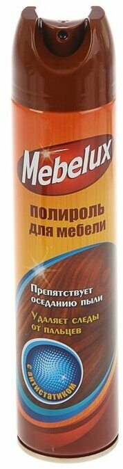 Полироль для мебели Mebelux с антистатиком 300мл - фото №8