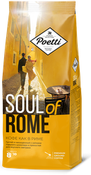 Кофе натуральный жареный молотый Poetti Soul of Rome 200 гр