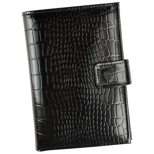 Портмоне из натуральной кожи / Кошелек из натуральной кожи / Кожаное портмоне / Бумажник MARITE арт.604-087.1ET/черный.