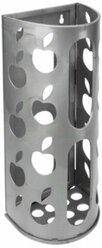 Органайзер - корзина держатель для кухни, хранения пакетов, бахил, мелочей Apple, графит, Laima, 608367
