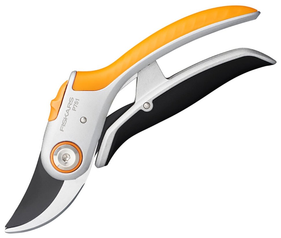 Секатор Fiskars Plus PowerLever P751 плоскостной металлический - фотография № 13