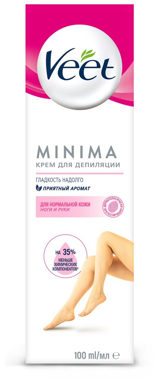 Вит minima крем для депиляции для нормальной кожи туба 100мл Reckitt Benckiser France S.A - фото №8