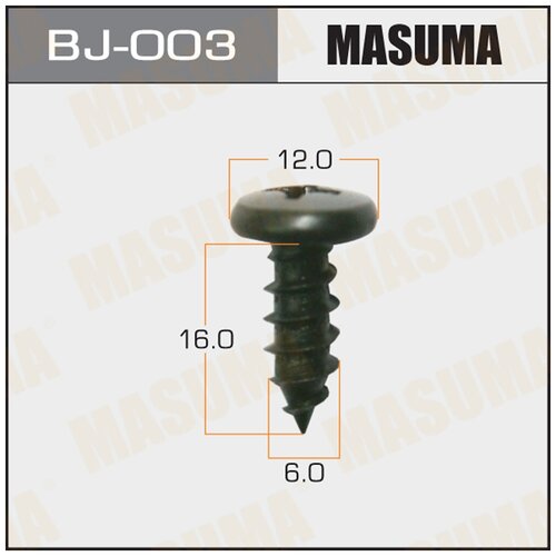 Саморез 6X16 Уп.10шт Masuma арт. BJ-003