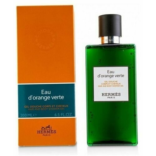 HERMES EAU D'ORANGE VERTE 200ml гель для душа крем для тела hermès hermes парфюмированный крем для тела eau d orange verte