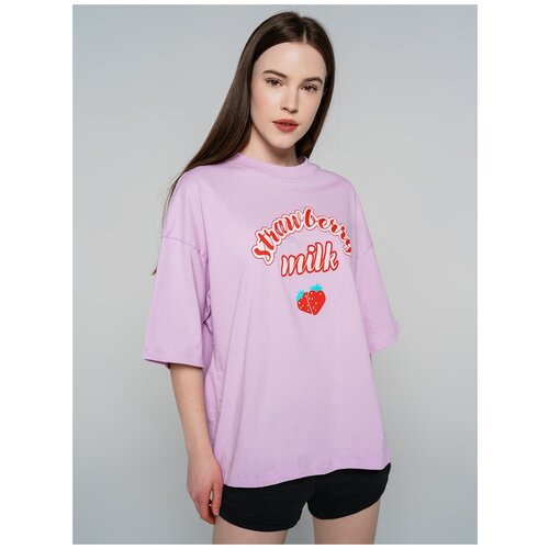 фото Футболка с кор.рукавом твое 80832 размер l, сиреневый, women