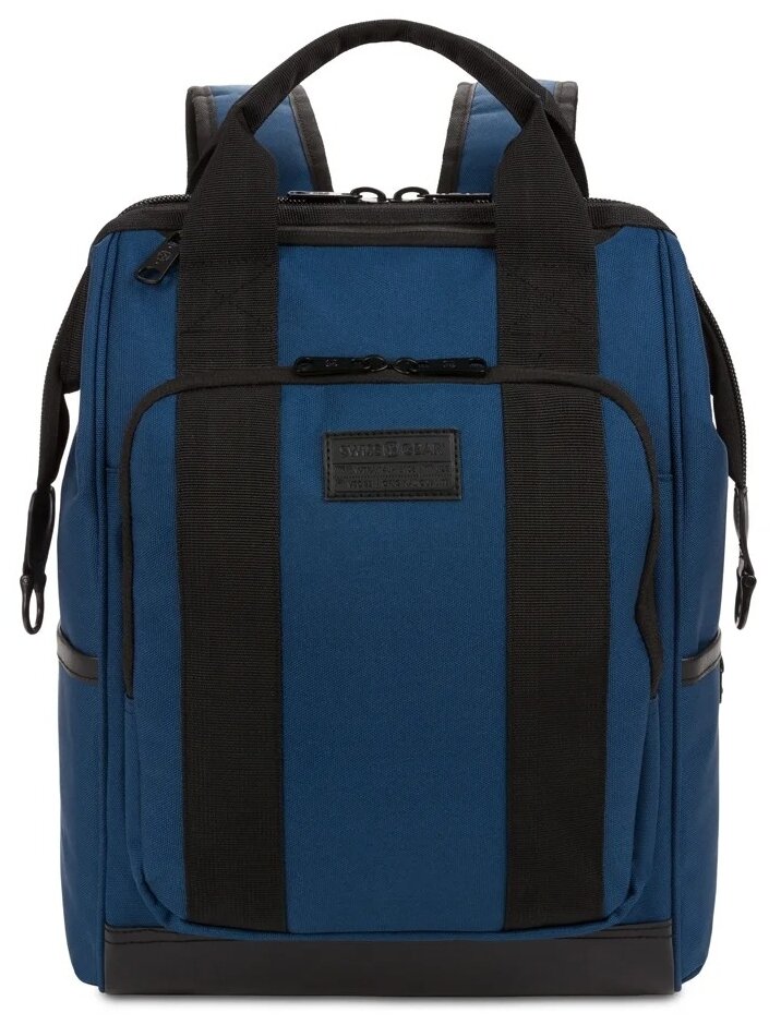 Рюкзак SWISSGEAR 16,5"Doctor Bags, синий/черный, полиэстер 900D/ПВХ, 29 x 17 x 41 см, 20 л