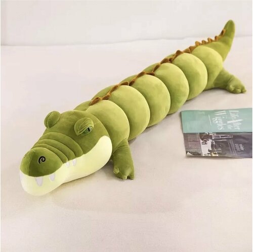 Мягкая Игрушка Крокодил Зеленый 80 см / Агрессивный Подушка