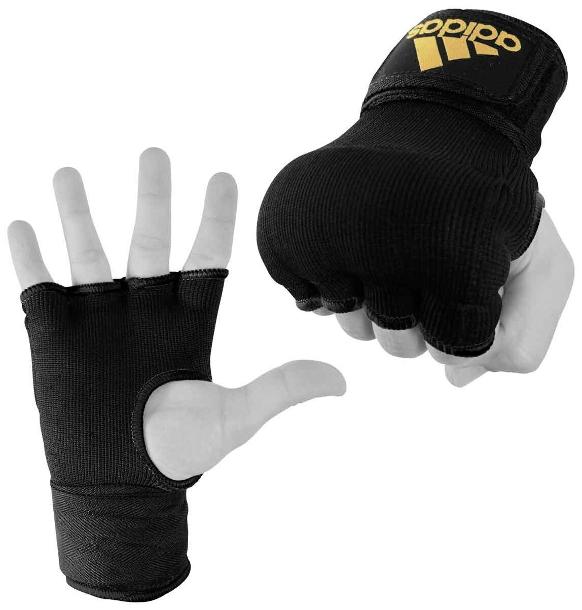 AdiBP02 внутренние перчатки SUPER INNER GLOVES черно-золотые - Adidas - Черный - M