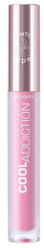 Блеск для губ RELOUIS COOL ADDICTION LIP PLUMPER плампер тон 04 ярко-розовый