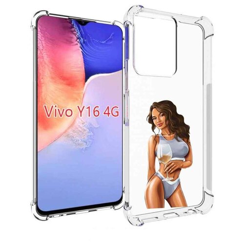 чехол mypads девушка в чулках женский для vivo y16 4g vivo y02s задняя панель накладка бампер Чехол MyPads девушка-в-сером-купальнике- женский для Vivo Y16 4G/ Vivo Y02S задняя-панель-накладка-бампер