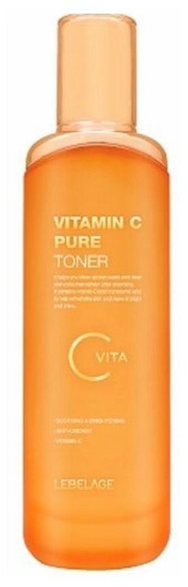 Lebelage Тонер для лица с витамином С / Vitamin C Pure Toner, 120 мл
