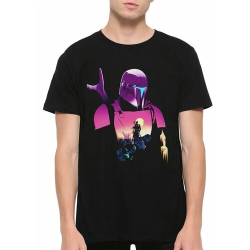 фото Футболка design heroes, хлопок, размер xl, черный