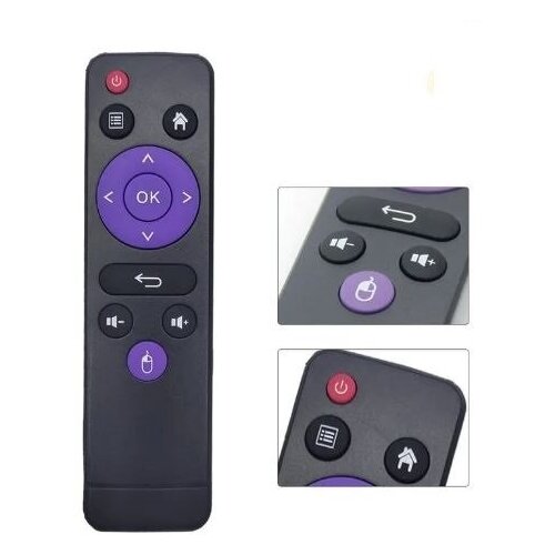 Пульт управления для Смарт ТВ приставки H96 MAX / Max X3 /MINI V8/ MAX H616 voice control wireless air mouse keyboard 2 4g rf gyro sensor smart remote control for x96 h96 android tv box mini pc vs g10