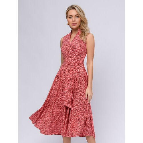 Платье 1001dress, размер 56, красный платье 1001dress размер 54 56 красный