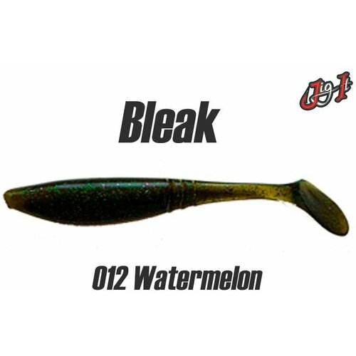 Приманка Силиконовая Jig It Bleak 3.4 (85 мм) #012 WATERMELON Squid