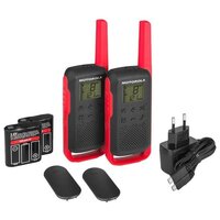 Комплект из двух радиостанций MOTOROLA SOLUTIONS Motorola Talkabout T62 Red