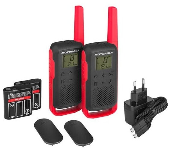 Комплект из двух радиостанций Motorola Solutions Motorola Talkabout T62 Red