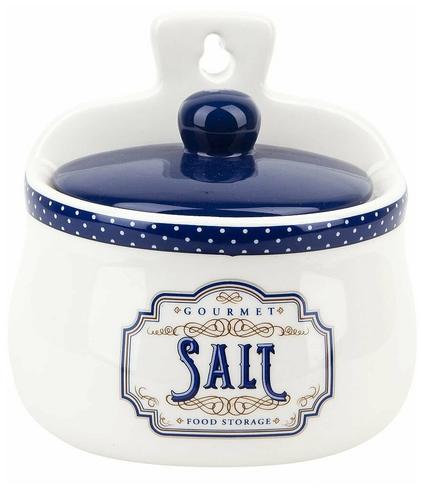 Солонка навесная Dolomite "Gourmet" 12х7.5х12.5см/450мл, керамика