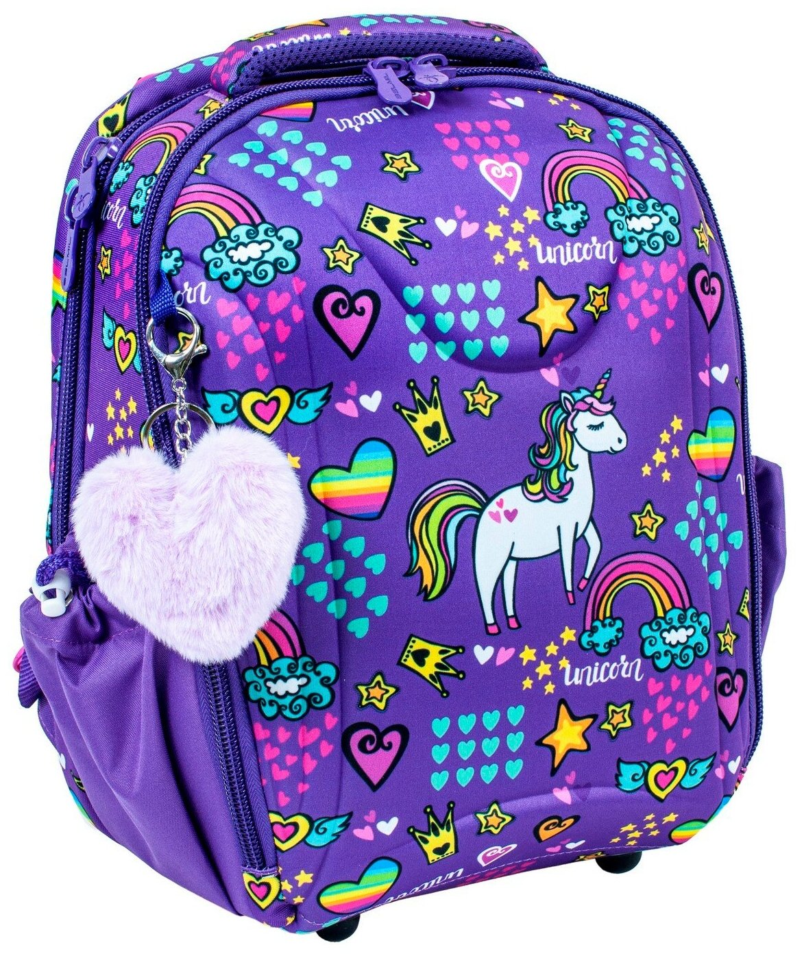 Ранец для девочки Strudy Girl Purple Unicorn Sp 38х35х19 см