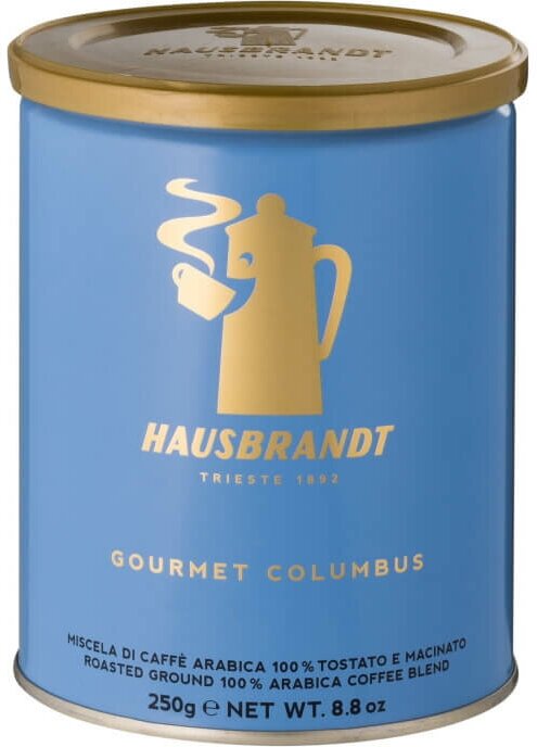 Кофе молотый Hausbrandt Gourmet Columbus, 250 гр. (ж. б.)