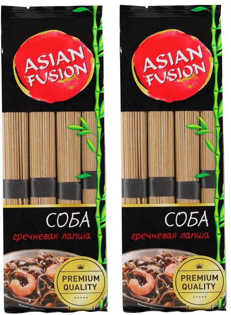 Лапша гречневая Соба Asian Fusion, 300 гр. - набор 2 шт.