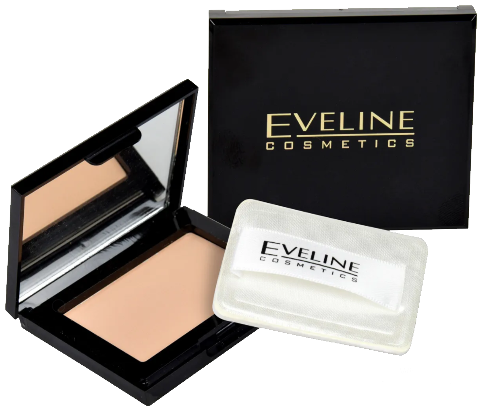 Eveline Cosmetics Пудра компактная бархатистая Beauty Line 1 шт. 15 Golden 9 г