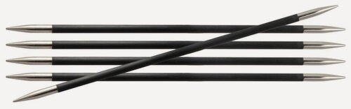 Изображение товара 41135 Спицы носочные Karbonz KnitPro, 20 см, 5.50 мм