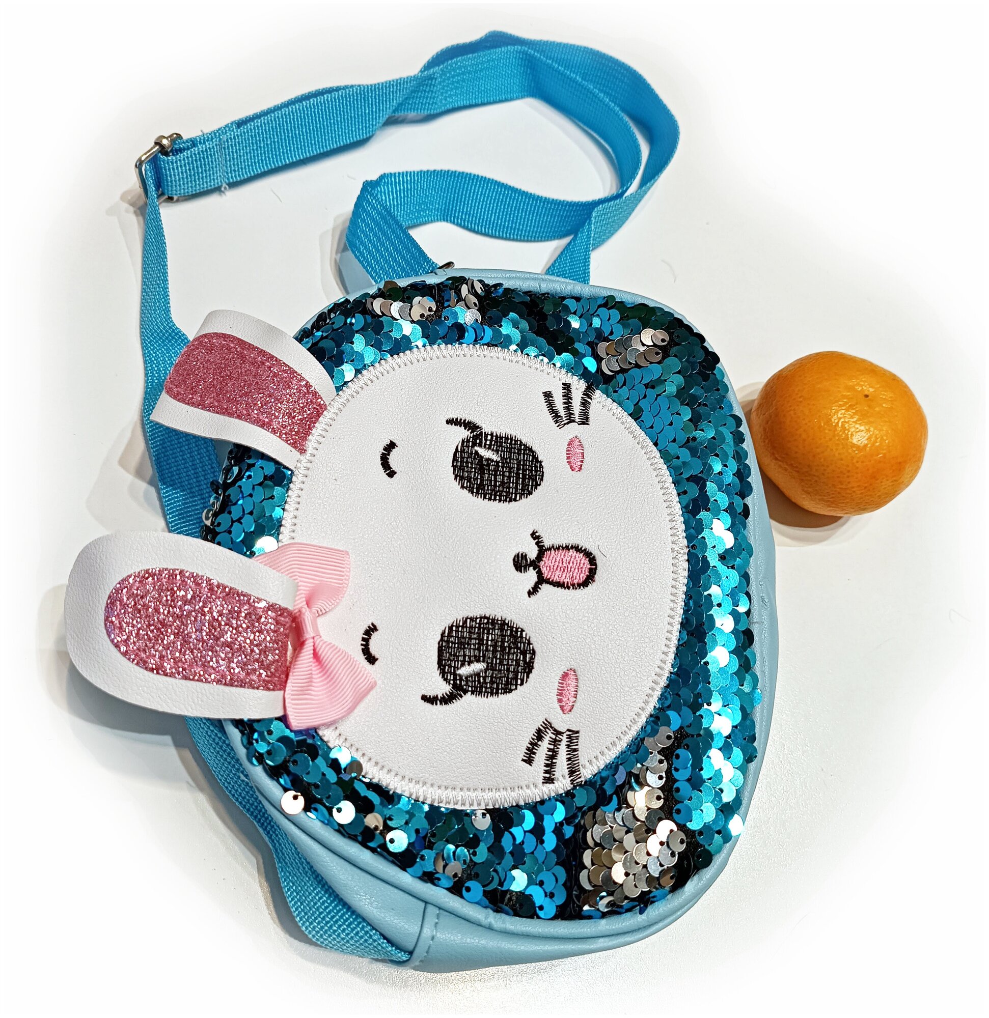 фото Детская сумка на плечо AIYIMAN для девочек пайетки (искусственная кожа) цвета в ассортименте