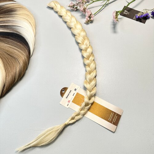 Шиньон-коса на заколке из славянских волос Belli Capelli 60 см №24