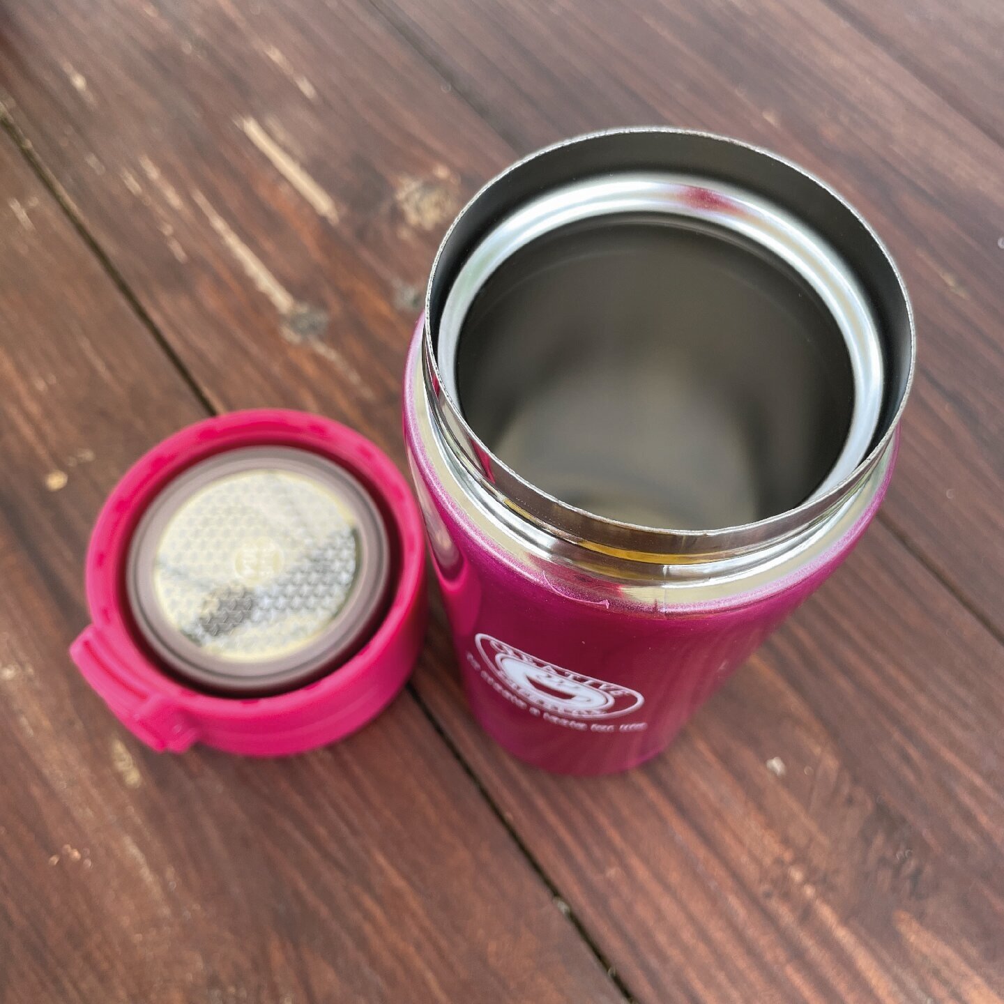 Термокружка для кофе и чая, нержавеющая сталь, 450 мл, розовый - фотография № 8