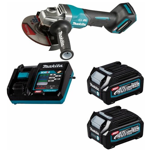Шлифмашина угловая аккумуляторная 40В XGT 150мм Li-Ion 2x2Ач Makita GA036GA201 5697000₽