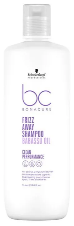 Schwarzkopf Professional, Bonacure, Frizz Away, Шампунь для гладкости непослушных волос, 1000 мл