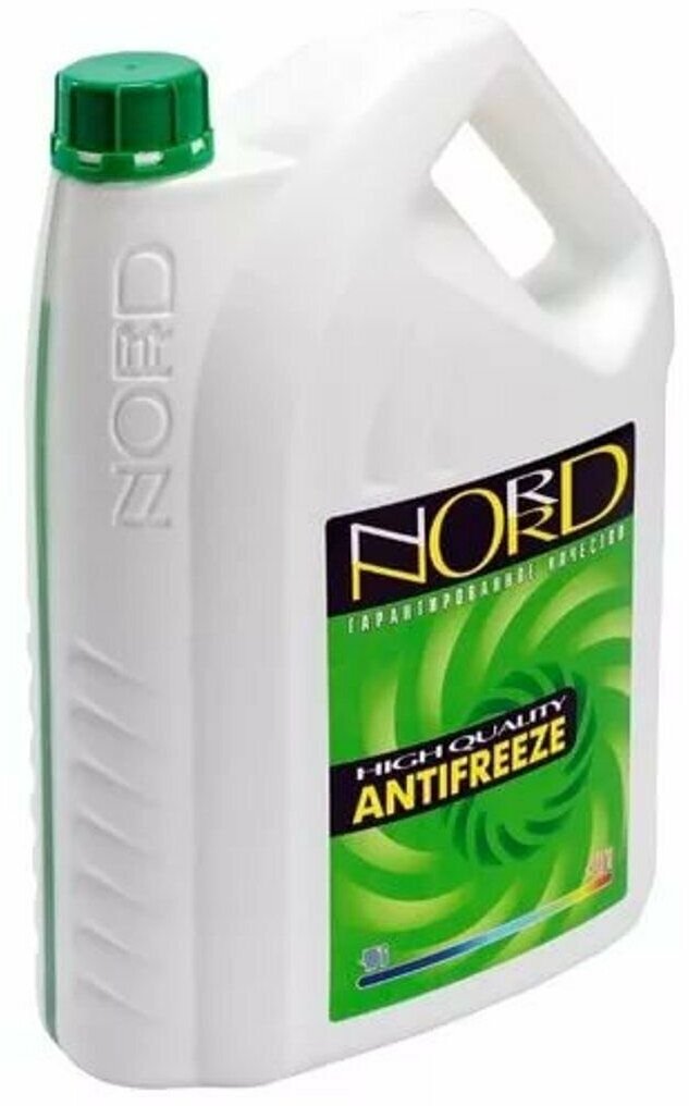 Антифриз Nord High Quality Antifreeze Готовый -40C Зеленый 5 Кг Ng 20362 nord арт. NG 20362