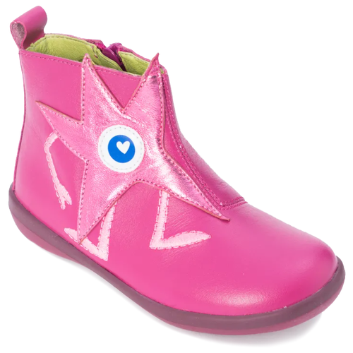 Кожаные ботинки со звездами 181938 Agatha Ruiz De La Prada Розовый B 30 30 Девочки None