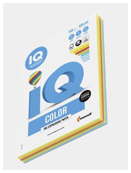 Бумага IQ Color А4 160 г/м²