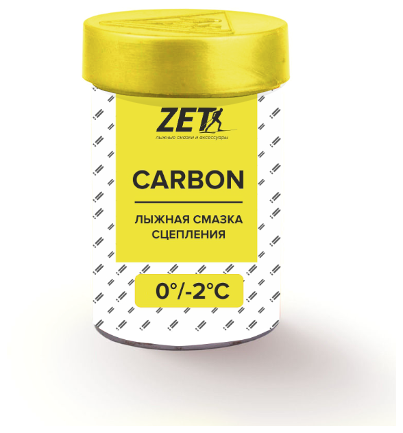 Мазь держания ZET Carbon Yellow (0°С -2°С) 30 г.