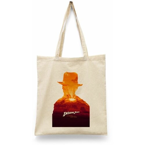 фото Сумка-шоппер унисекс каждому своё "индиана джонс/indiana jones" черная